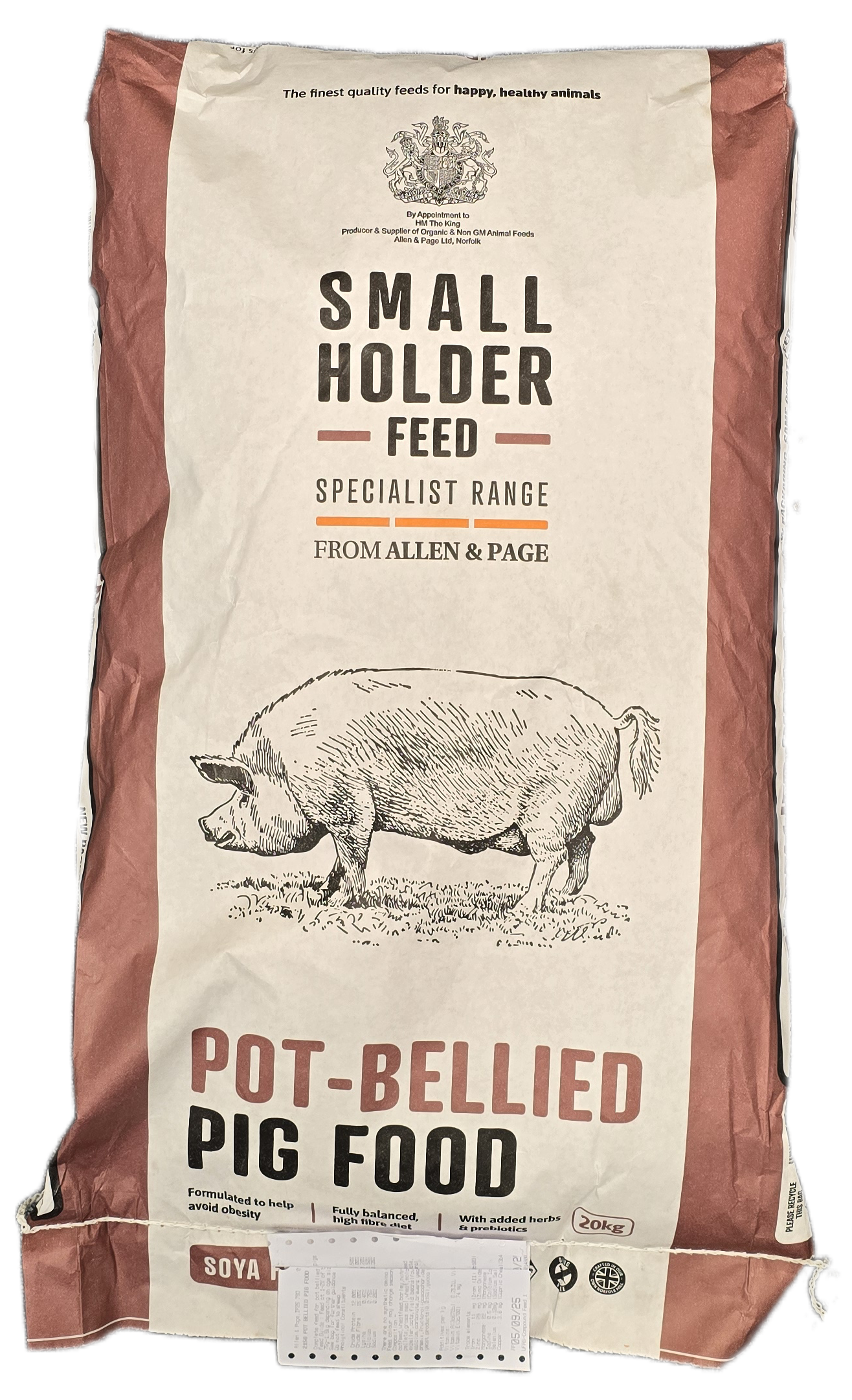Allen & Page Pot Bellied Pig Nuts 20Kg