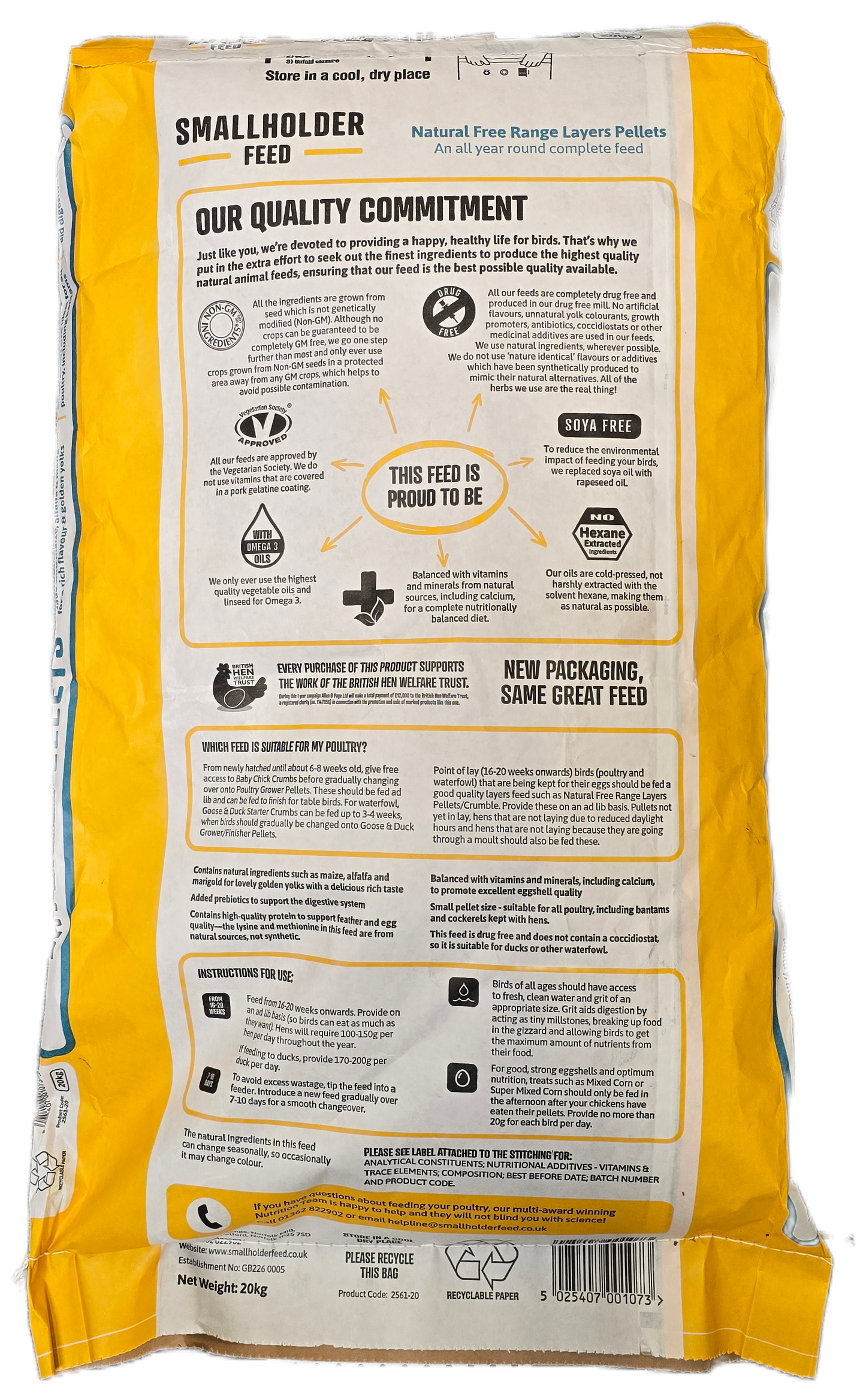 Allen & Page Small Holder Poultry Layers Pellets