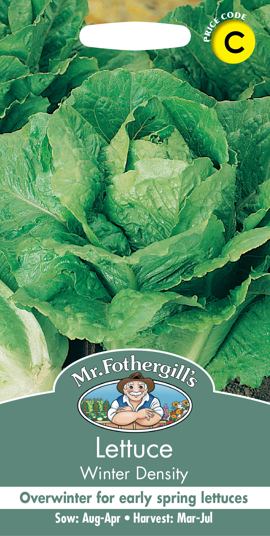 Mr Fothergill's Salad Seeds Lettuce Winter Density - 1,250 Seeds