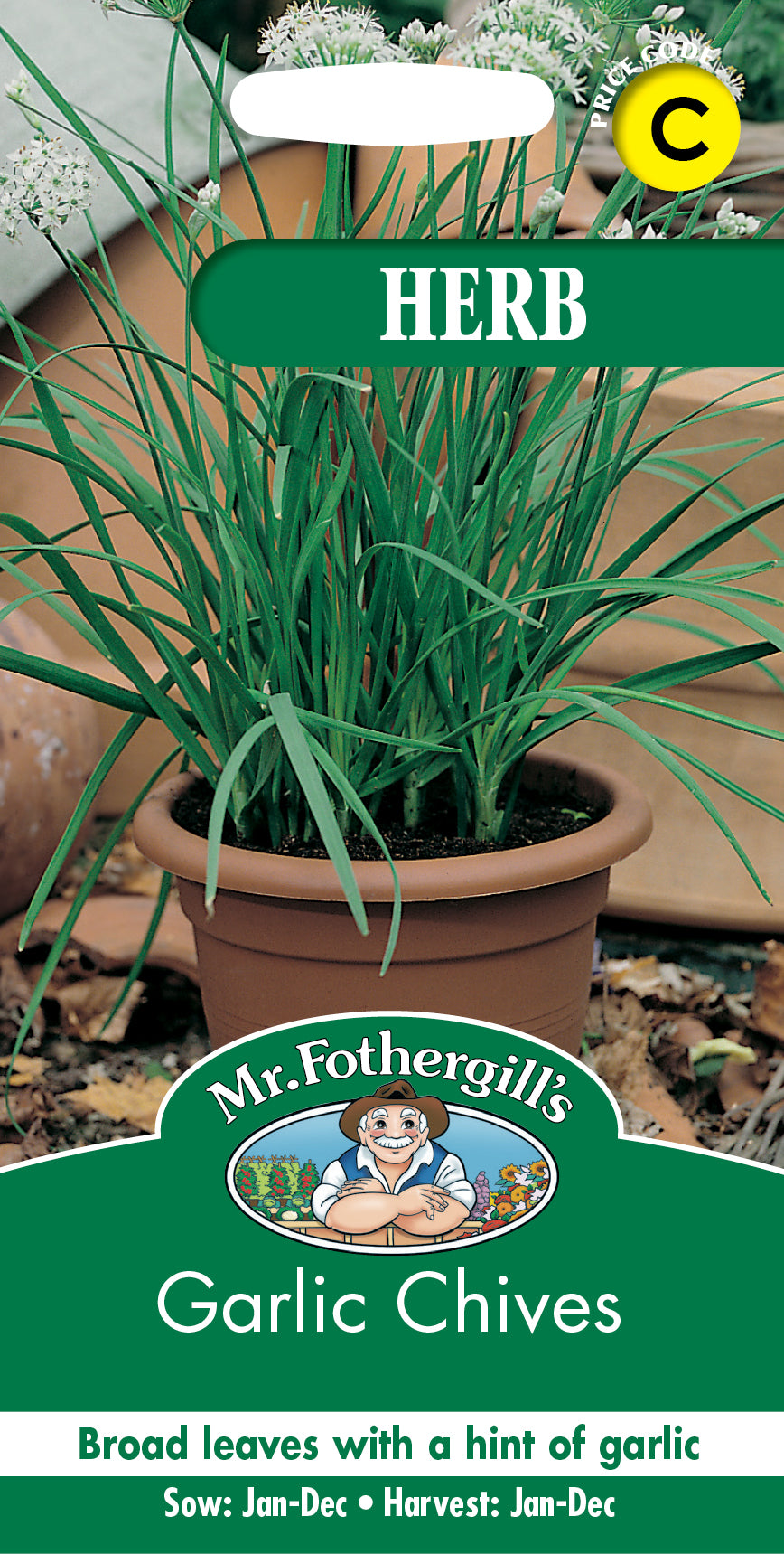 Mr Fothergill's Herb Seeds Garlic Chives - 300 Seeds