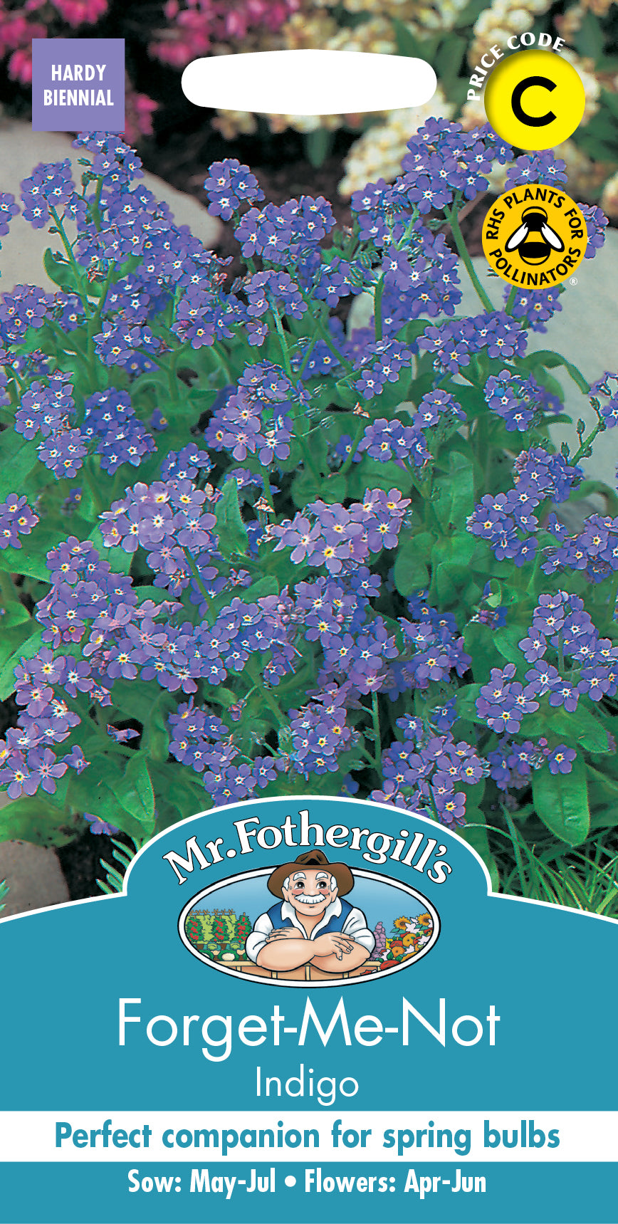 Mr Fothergill's Flower Seeds Forget Me Not Indigo - 300 Seeds