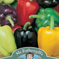 Mr Fothergill's Vegetable Seeds Pepper (Sweet) Colour Spectrum - 50 Seeds