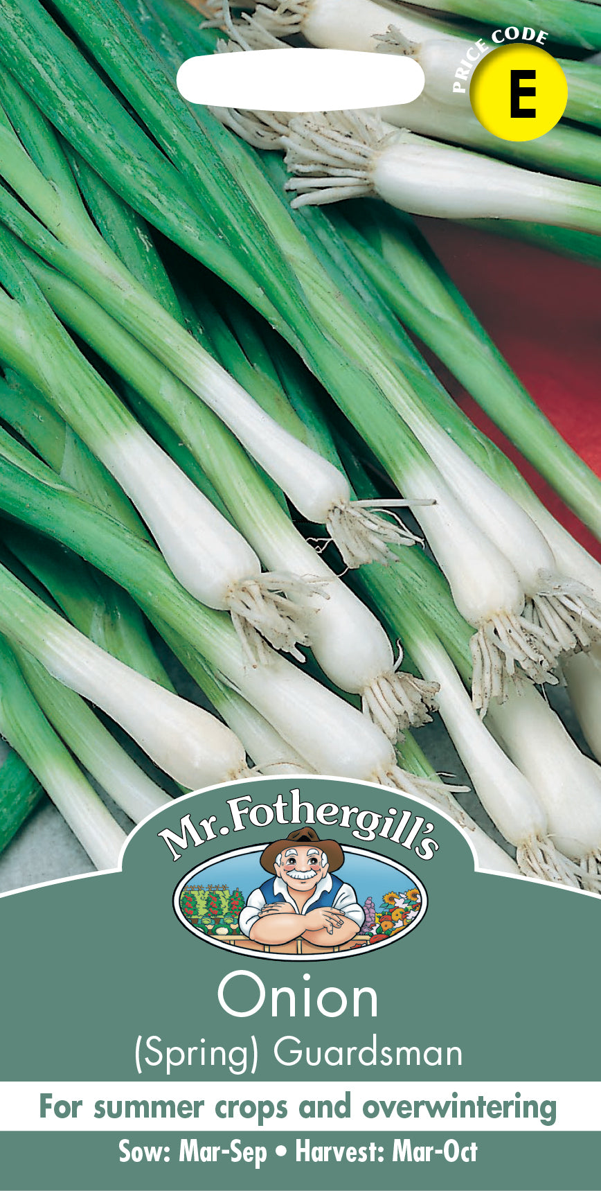 Mr Fothergill's Salad Onion (Spring) Guardsman - 350 Seeds