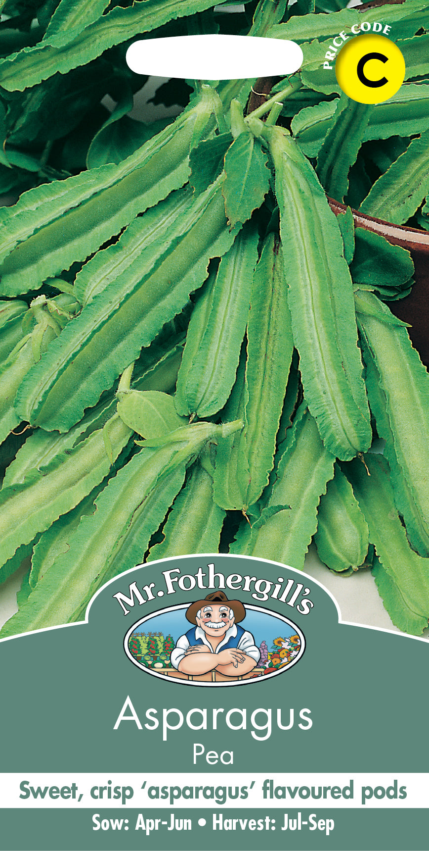 Mr Fothergill's Vegetable Seeds Asparagus Pea - 35 Seeds