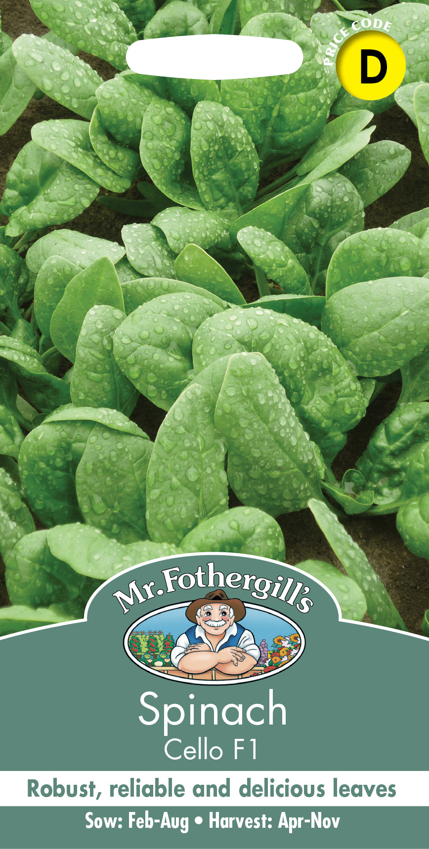 Mr Fothergill's SPINACH Cello F1 – Vale Gardens Limited