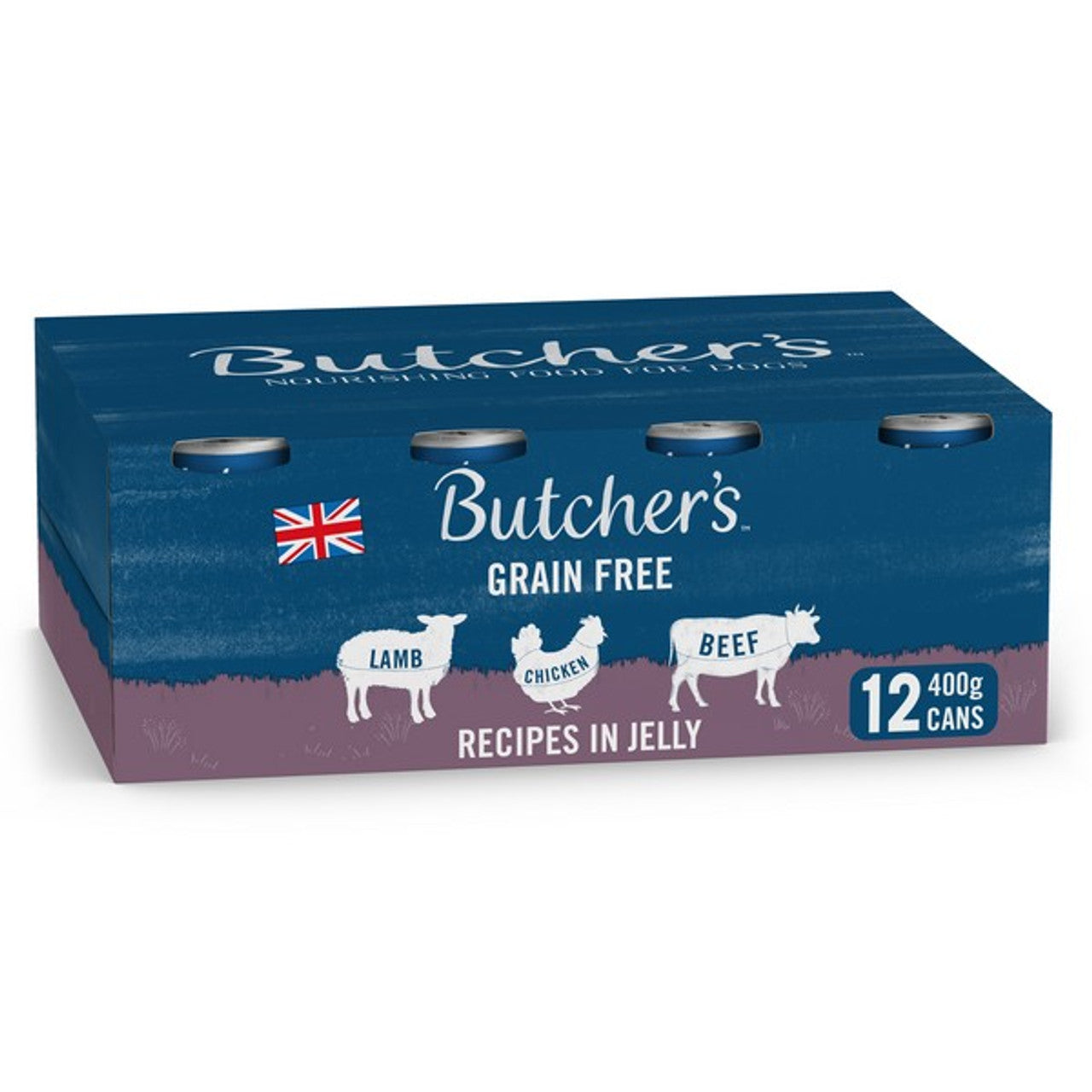 Butchers Grain Free Meaty Recipes In Jelly 400g - Pack of 12