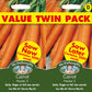 Mr Fothergill's Vegetable Seeds Carrot Nantes 5 Bumper Pack - 4,000 Seeds