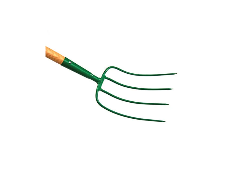 Fyna-lite 4 Prong Long Ash Handle Manure Fork