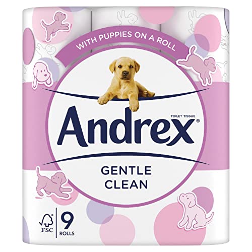 Andrex Toilet Tissue Gentle Clean (9 pack)