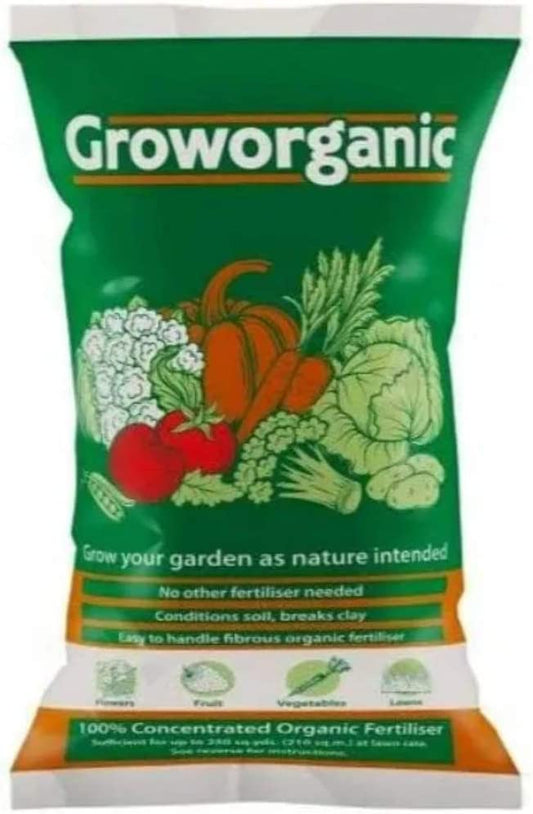 Vitax Groworganic 100% Concentrated Organic Fertiliser 40L