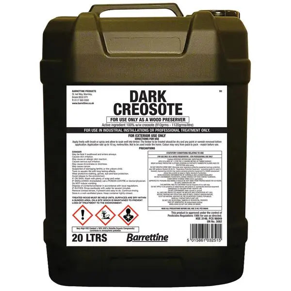 Barrettine Traditional Creosote Dark Brown 20L