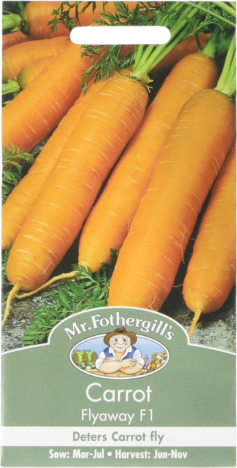 Mr Fothergill's Vegetable Seeds Carrot Flyaway F1 - 500 Seeds