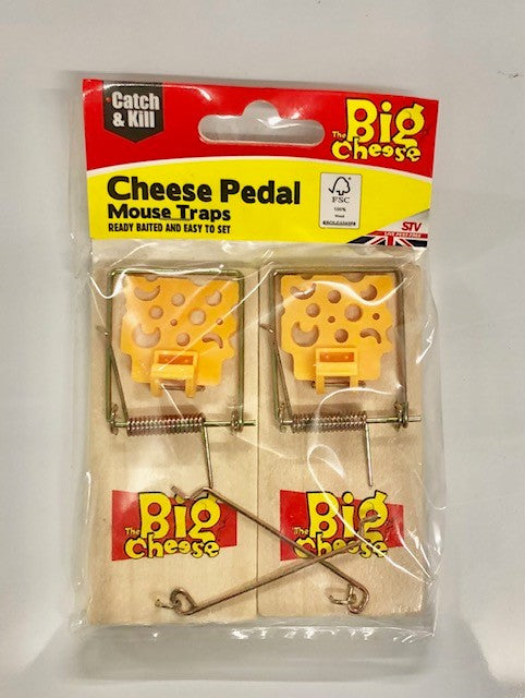 Big Cheese, Cheese Pedal Wooden Mouse Trap (2)