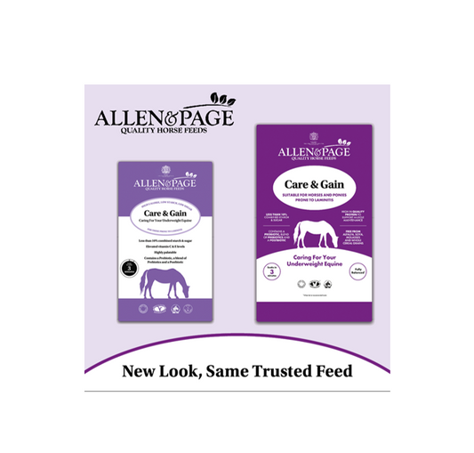 Allen & Page Care & Gain Horse Food 20Kg