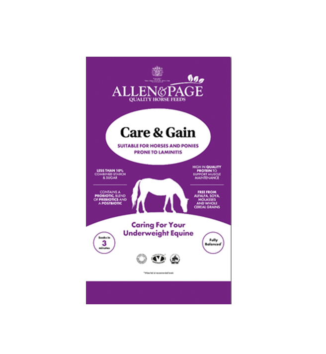 Allen & Page Care & Gain Horse Food 20Kg
