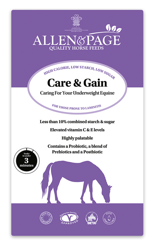 Allen & Page Care & Gain Horse Food 20Kg