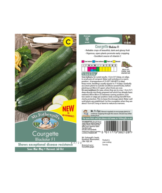 Mr Fothergill's COURGETTE Blackstar F1