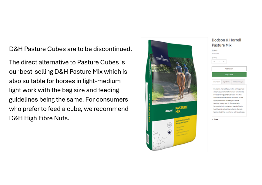 Dodson & Horrell Pasture Country Cubes
