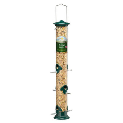 Harrisons Green Die-Cast Seed Feeder