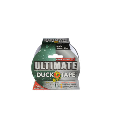 Ultimate Duck Tape 50mm x 25m - Black or Silver