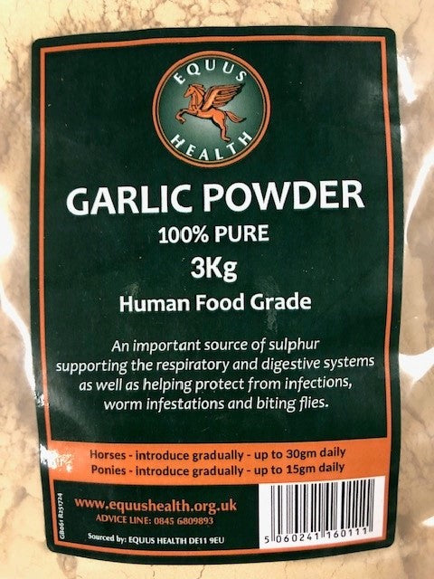 Equus Sourced Garlic Powder