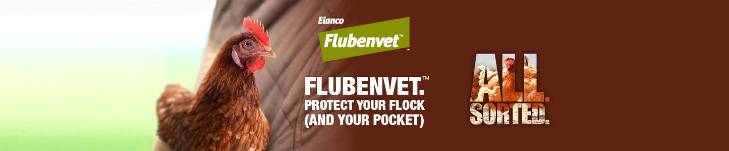 Elanco Flubenvet 1% Domestic Poultry Wormer POM-VPS 60g