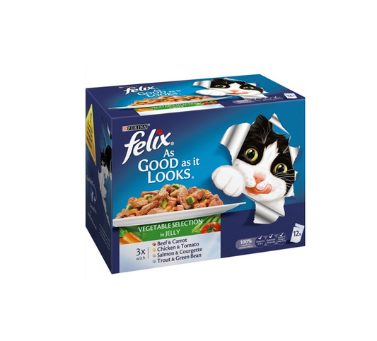 Purina Felix As Good As It Looks Mix Country 100g (12 pack)