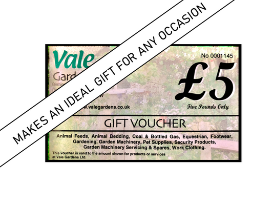 Vale Gardens Gift Voucher £5