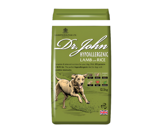 Dr John Hypoallergenic Lamb Dog Food 12.5kg