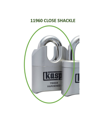 Kasp K11960 Hardened Steel Combination Padlock