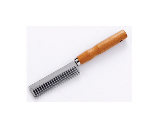 Lincoln Tail Comb With Wooden Handle