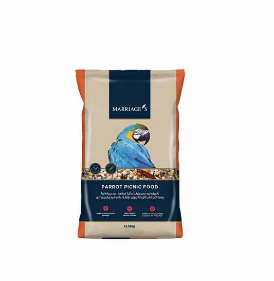 Marriages Parrot Picnic Food 12.55kg