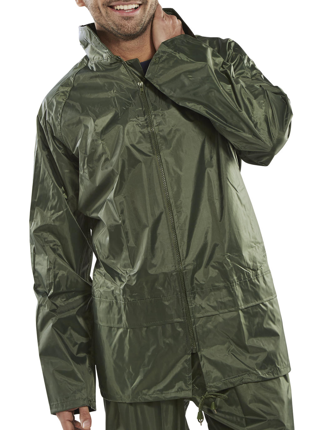 Beeswift B-Dri Nylon Weather Proof Jacket Olive Green (Sizes Small to 3XL)