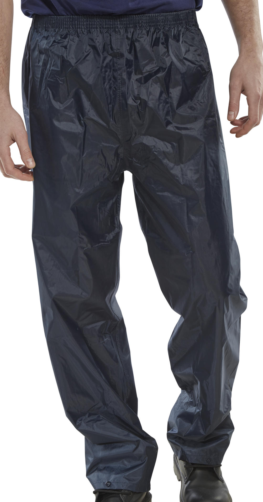 Beeswift B-Dri Nylon Weather Proof Trousers Navy Blue (Sizes S to 3XL)