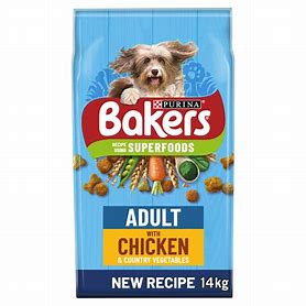 Purina Bakers Chicken With Vegetable Adult Dry Dog Food 14Kg