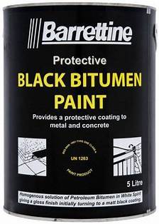 Barrettine Black Bitumen Paint 5L