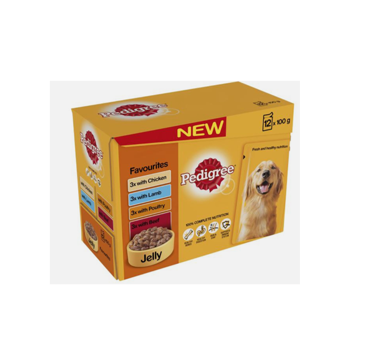 Pedigree Pouch Mix Select 100g (12 pack)