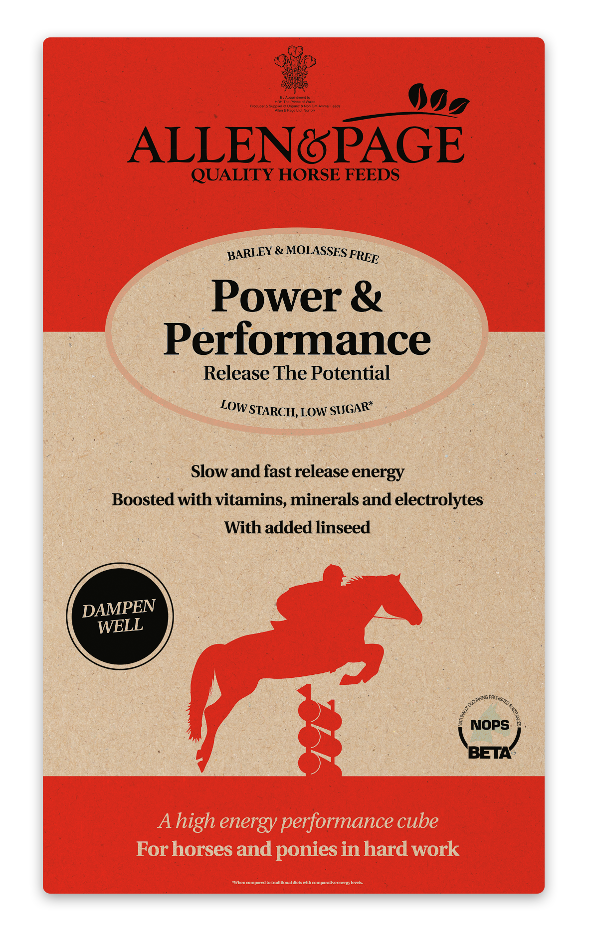 Allen & Page Power & Performance Horse Food 20Kg