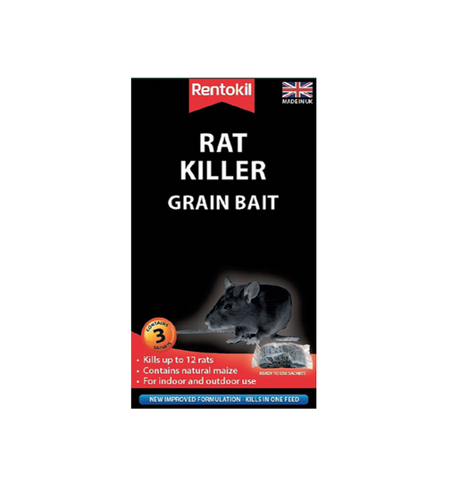 Rentokil Rat Killer Grain Bait (3 Sachet)