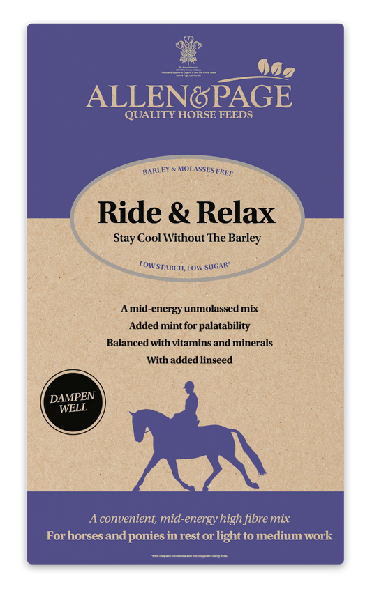 Allen & Page Ride & Relax Horse Food 20Kg