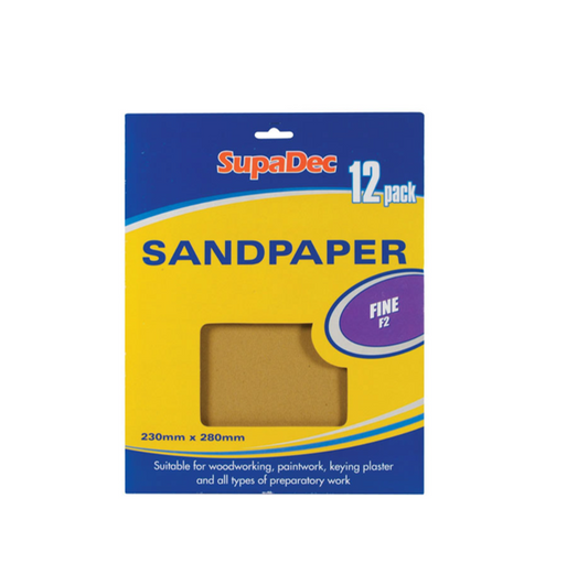 SupaDec GP Sandpaper F2 Fine (12)