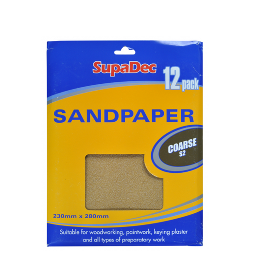 SupaDec GP Sandpaper Coarse S2 (12)