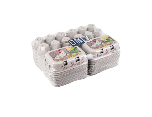 Eton Egg Box Flat Top White - 20 Pack