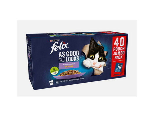 Felix As Good As It Looks Jelly pouches x 40