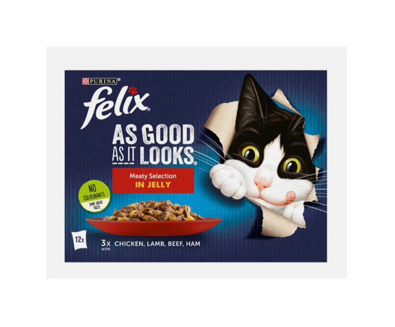 FELIX As Good As it Looks Meaty Mix Selection in Jelly 12x85g