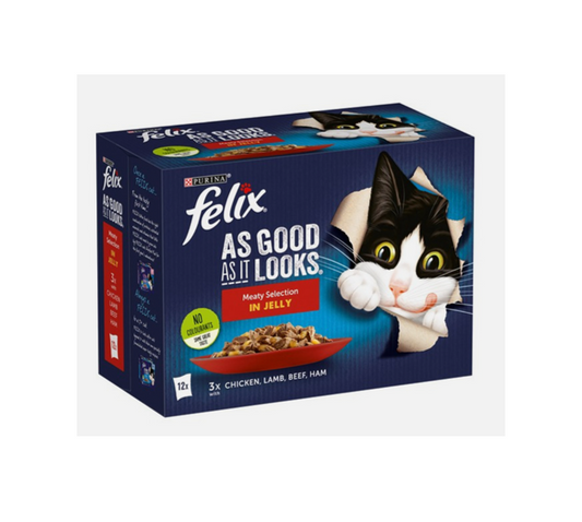 FELIX As Good As it Looks Meaty Mix Selection in Jelly 12x85g
