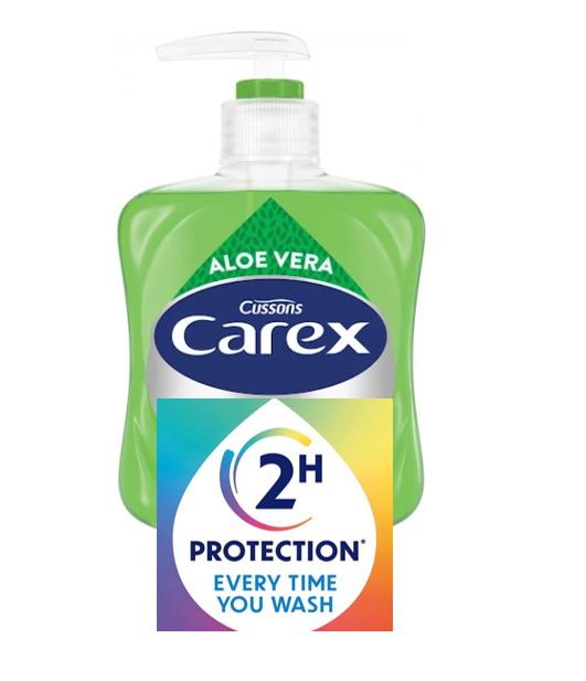 Cussons Carex Aloe Vera Antibacterial Hand Wash 250ml