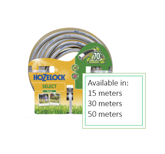Hozelock Select Hose - 15m/30m/50m