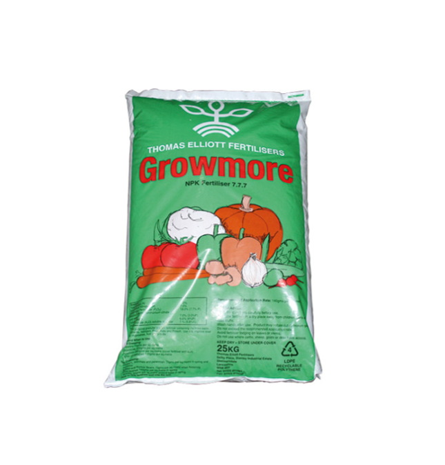 Thomas Elliot Growmore 7-7-7 Fertiliser 25Kg