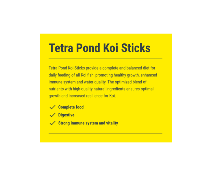 Tetra Pond Koi Sticks